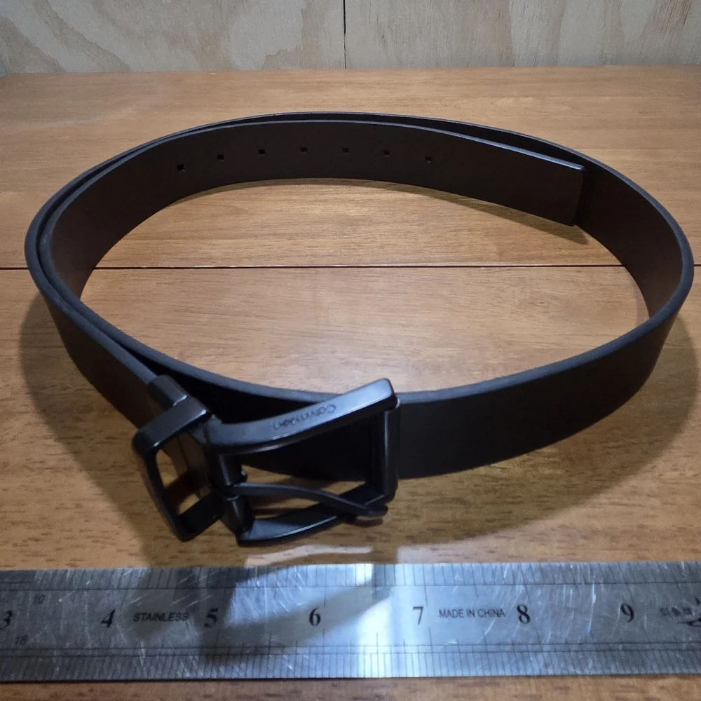 Calvin Klein Reversible Black‎ Belt – Men's Size XL (42–44) – Matte Buckle